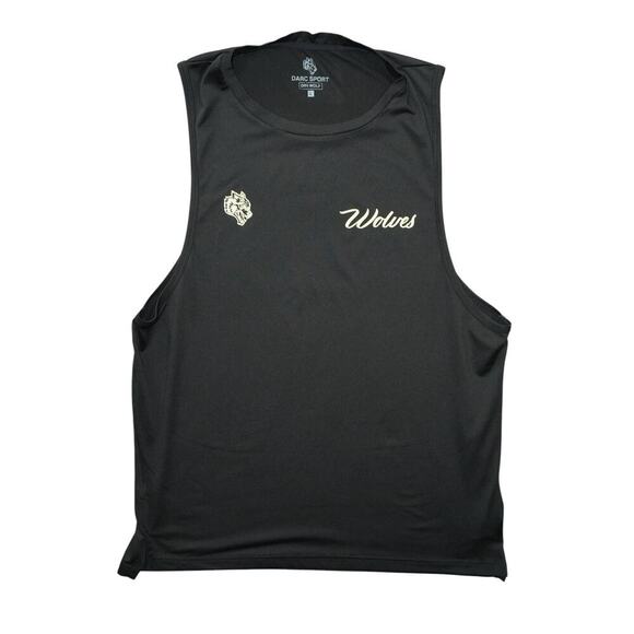 Darc Sport Wolves Dry Wolf Tank Top – Black – Size L - Picture 2 of 5